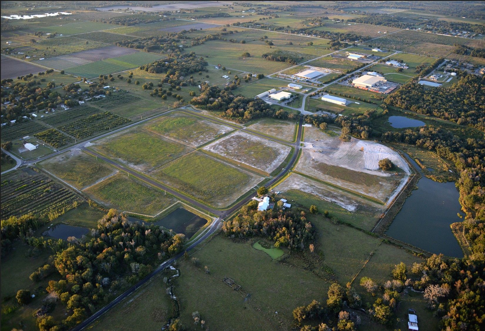 Aerial view of desoto park